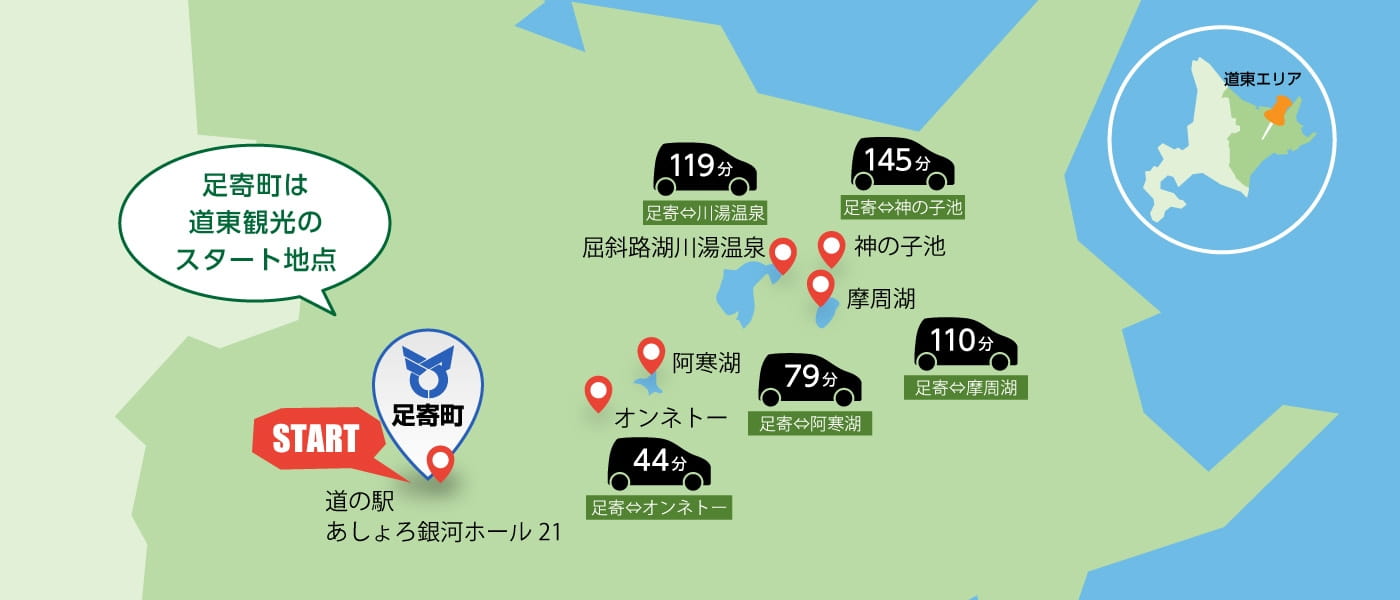 足寄町の位置